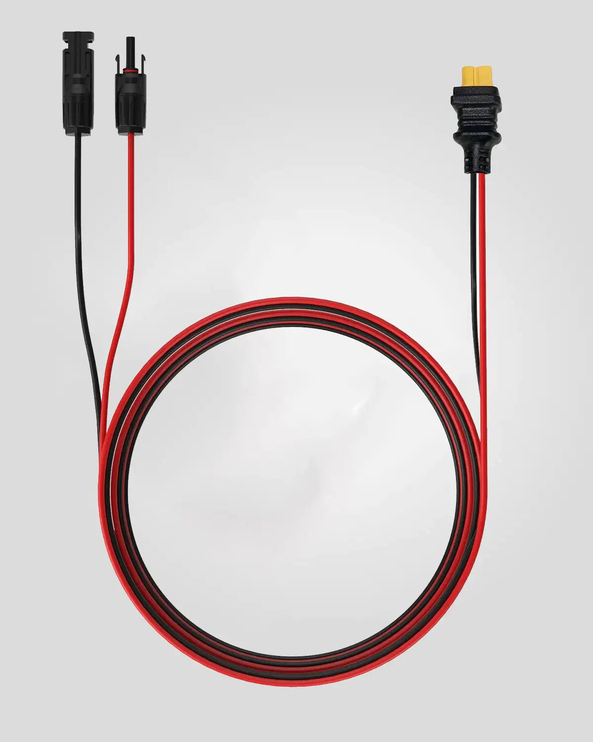 Solar Extension Cable Female and Male Connector to XT60 Adapter Cable, Compatible with Solar Panels and Powerstation
